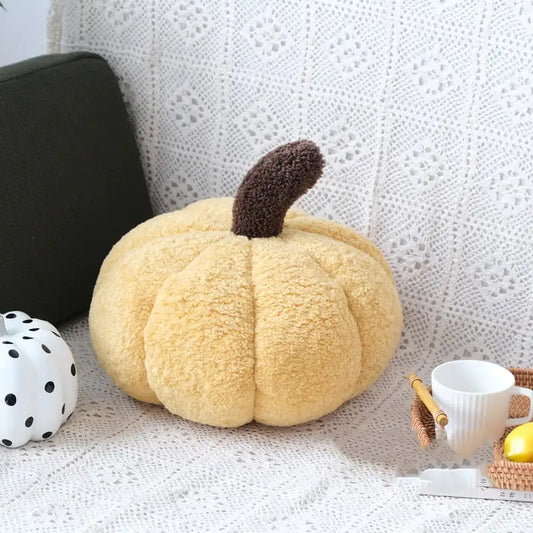 Pumpkin Shaped Caramel Cushion Pillow for Home Decor