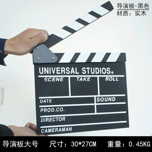 Acrylic Wooden Director's Board for Filming and Photography