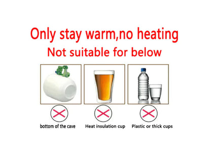 Creative USB Heated Coaster for Cups and Snacks