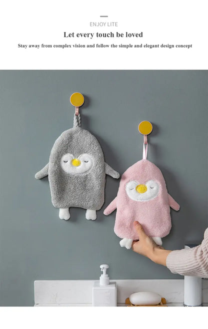 Cute Thick Absorbent Bath Towel - 1 Piece 11.02"×9.84"
