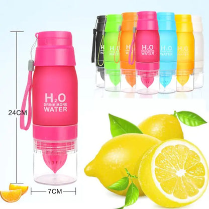 Portable Colorful Frosted Plastic Lemon Fruit Cup