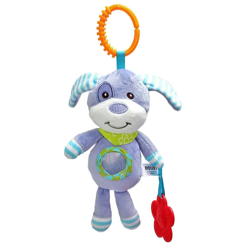Plush Fabric Baby Bedside Pendant Rattle Toy Bell