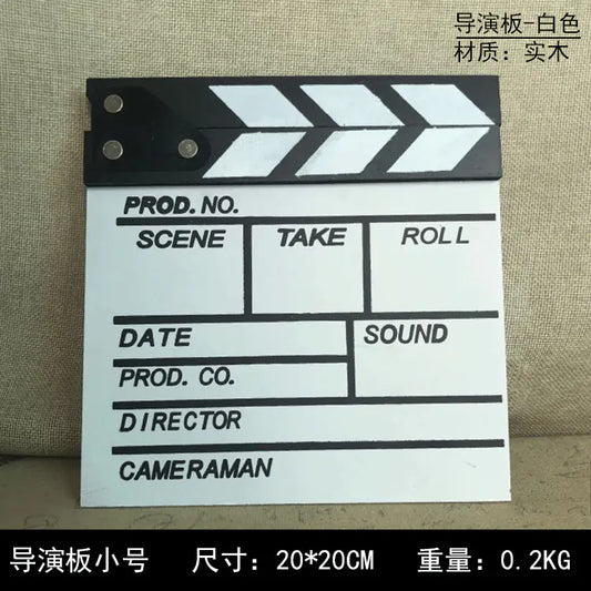 Acrylic Wooden Director's Board for Filming and Photography