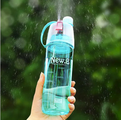 Portable Sports Plastic Spray Water Bottle for Outdoors