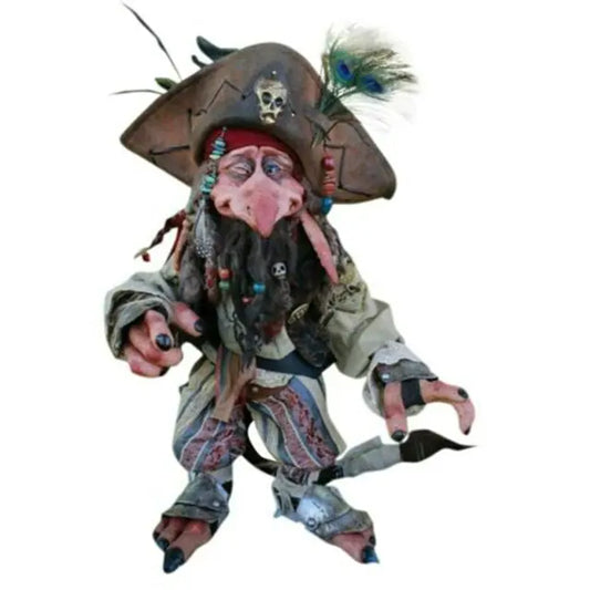 Gothic Vintage Garden Elf Goblin Sculpture for Outdoors