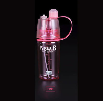 Portable Sports Plastic Spray Water Bottle for Outdoors