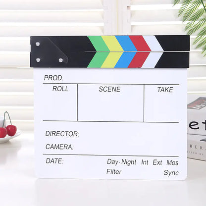Acrylic Wooden Director's Board for Filming and Photography